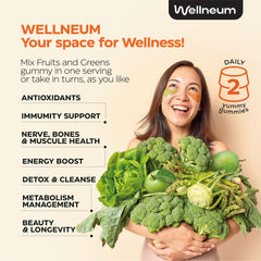 Wellneum gummies close-up showing texture for easy daily supplementation