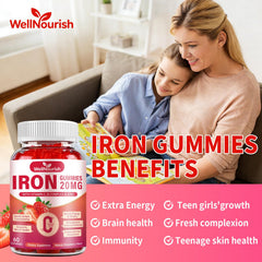 Wellnourish gummies family-use image suggests suitability for adults and kids.
