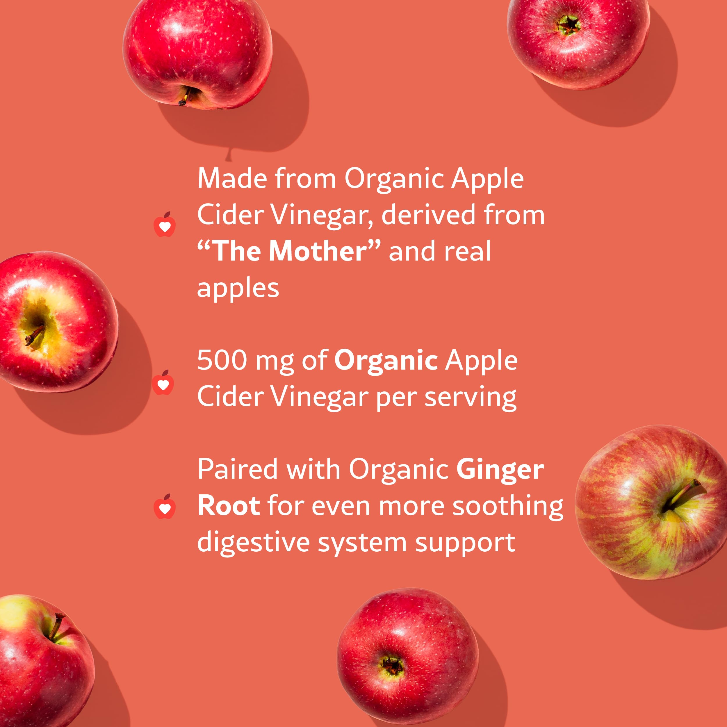 WellPath ACV Gummies Ginger Chews Closeup shows chewy texture and appealing apple flavor.