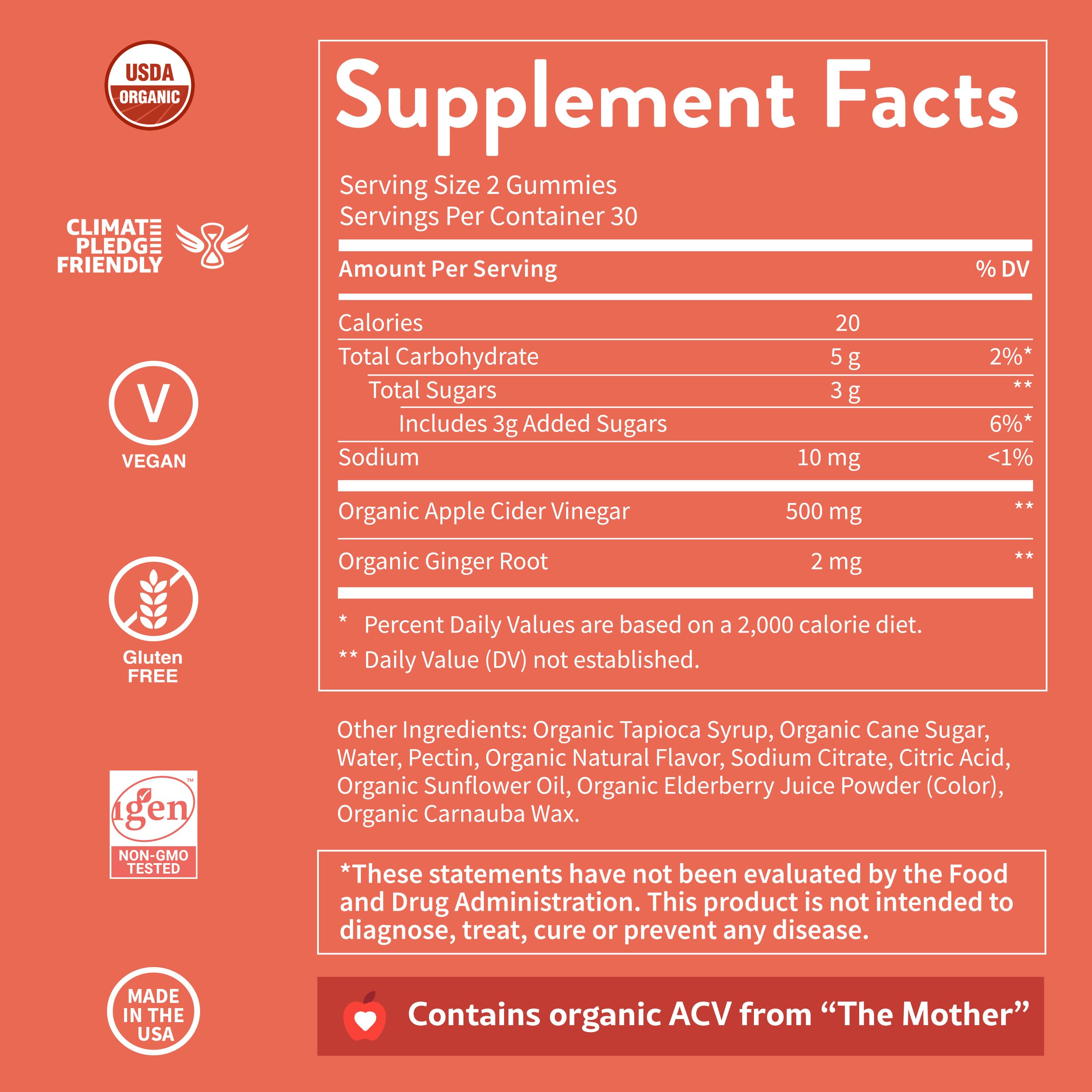 WellPath ACV Gummies Vegan Gluten-Free Label communicates dairy-free and plant-based suitability.