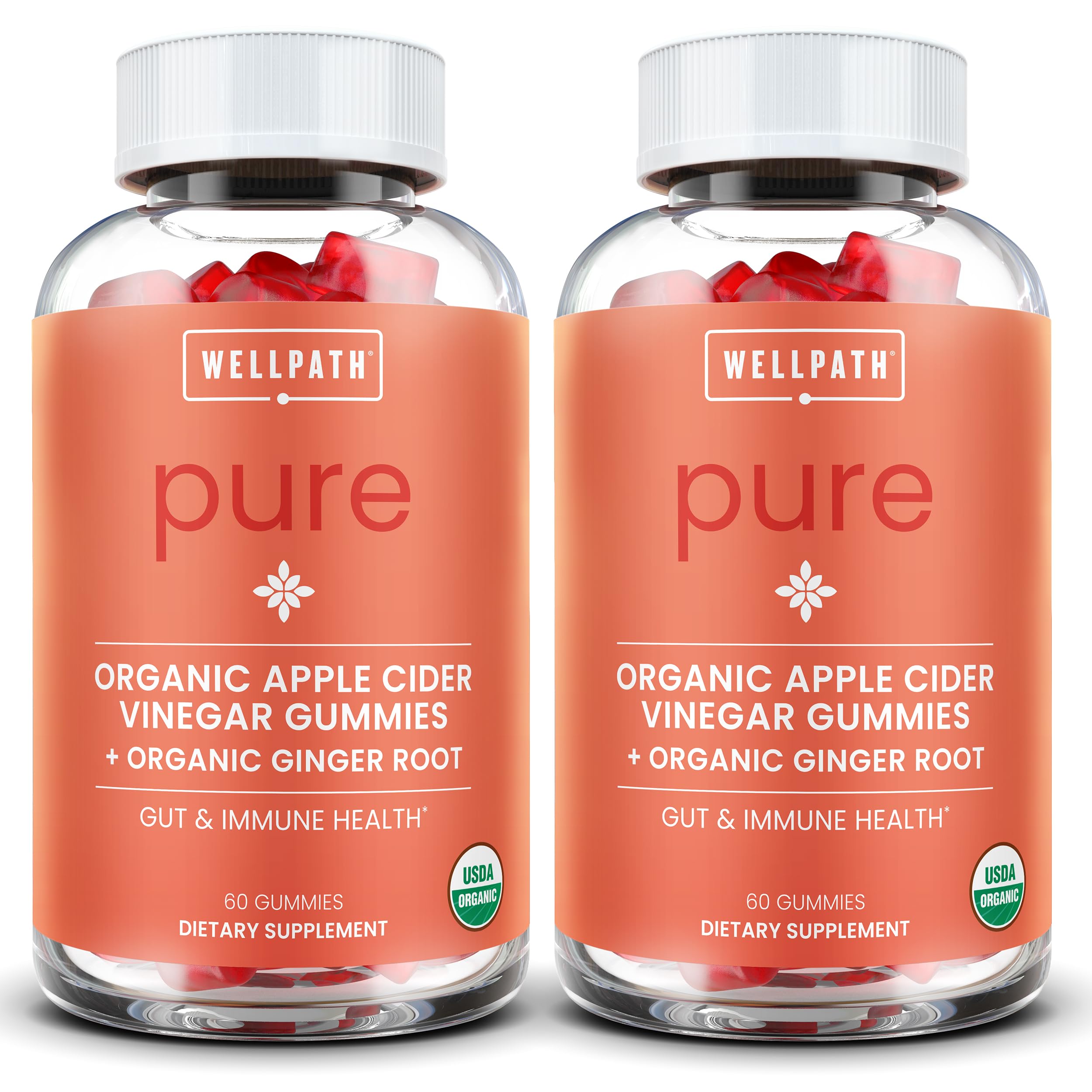 WellPath front packaging showing organic ACV gummies and certifications for trust
