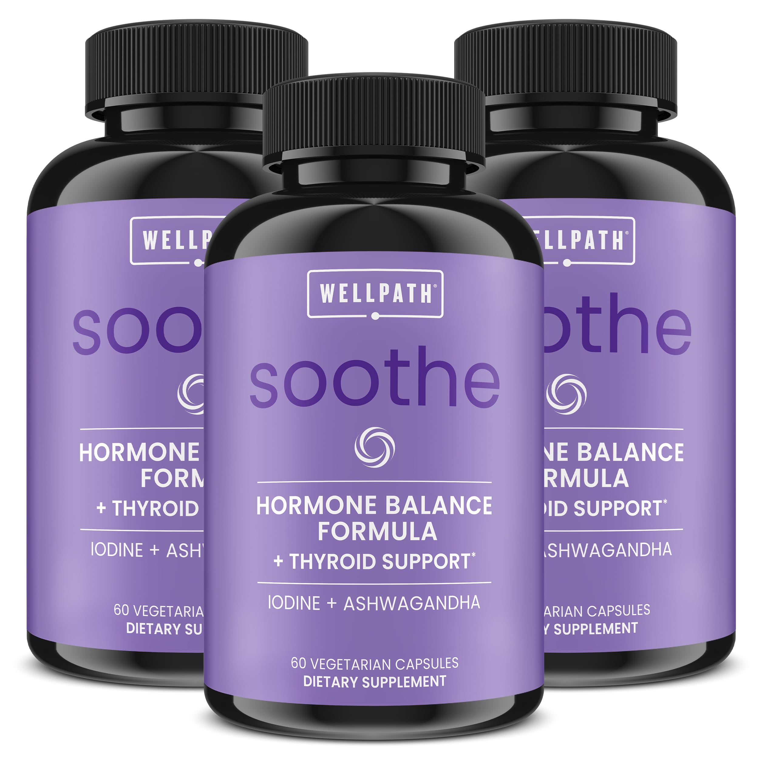 WellPath Soothe Hormone Balance bottle pour for mood and energy