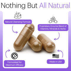 Wellthy detox packaging highlights paleo-friendly, non-GMO formulation.