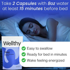 Digestive health‑focused Wellthy Night Time Thermogenic packaging aids nighttime comfort
