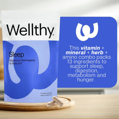 Raspberry ketones appear among Wellthy Night Time Thermogenic ingredients