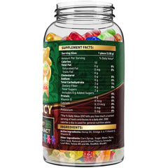 WELLUTION Hemp Gummies fruity bear close-up, vegan and non-GMO
