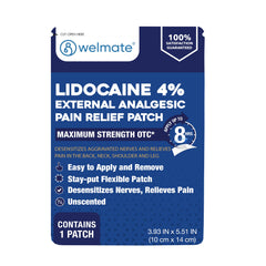 WELMATE patch unscented, fragrance-free pain relief option