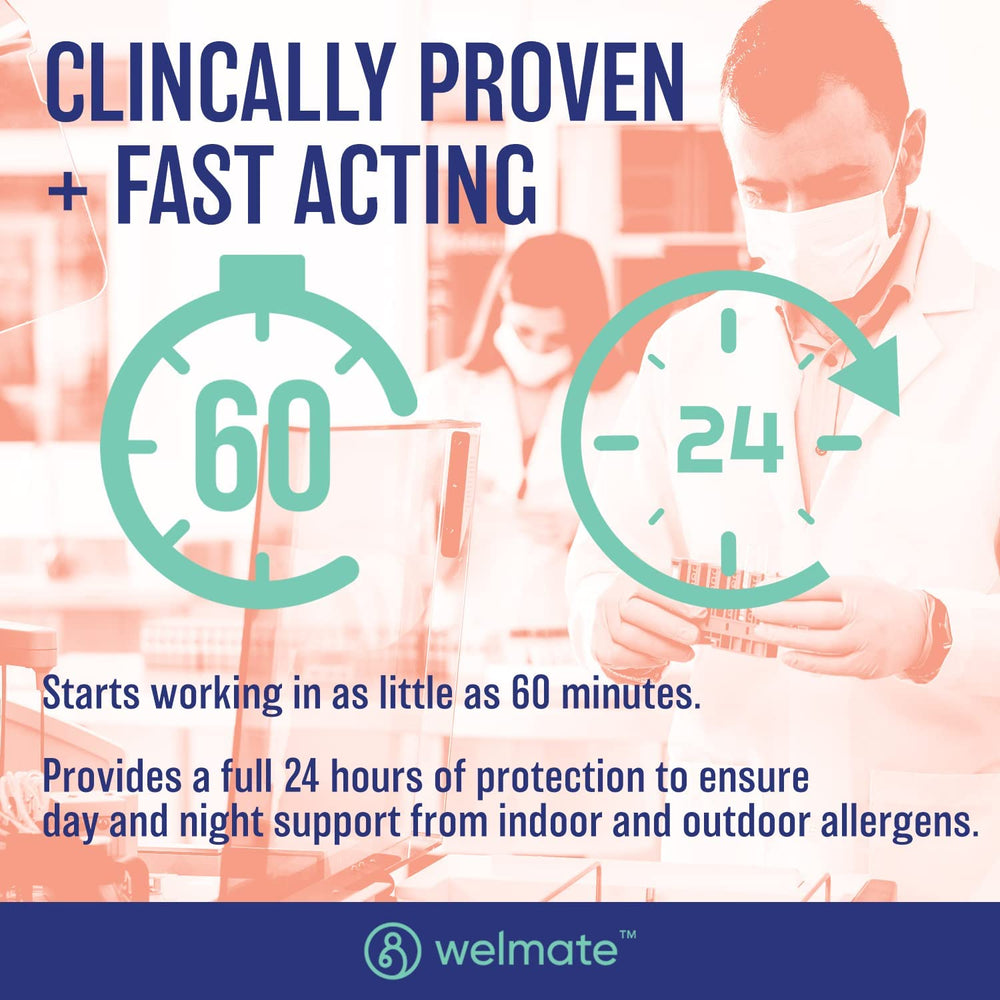 WelMate Levocetirizine 360-tablets pack for daily, long-lasting relief