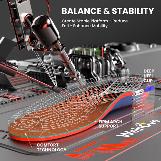 Welnove insoles deliver energy return and comfort for running sessions.