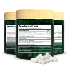 WepBio NAD supplement bottle with liposomal NR for daily energy support