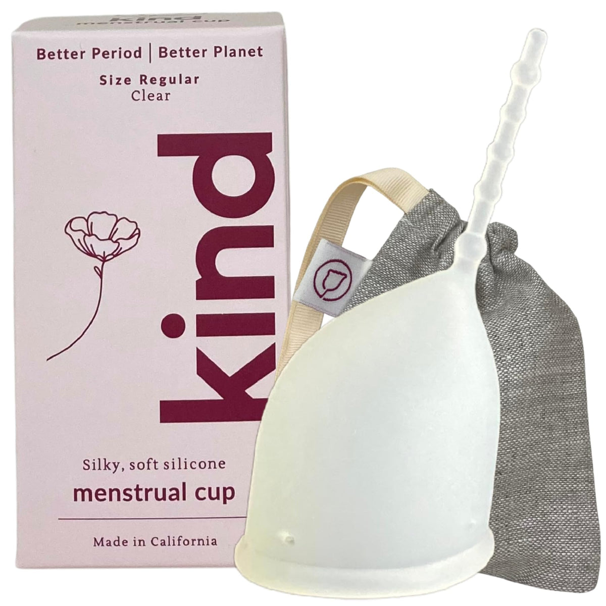 Wevotopia Kind Cup shows ergonomic comfort with a curved design for all-day wear.