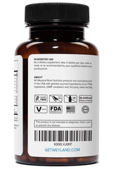 Weyland Energy tablets close-up highlighting caffeine and vitamins.