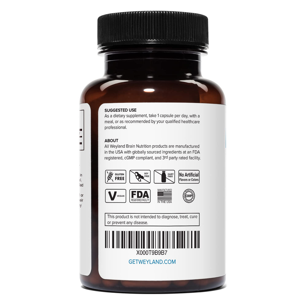 Weyland Lithium Orotate label packaging shows origin and ingredients for informed choices.