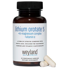 Weyland Tri-Magnesium Threonate capsules highlighting mineral balance.