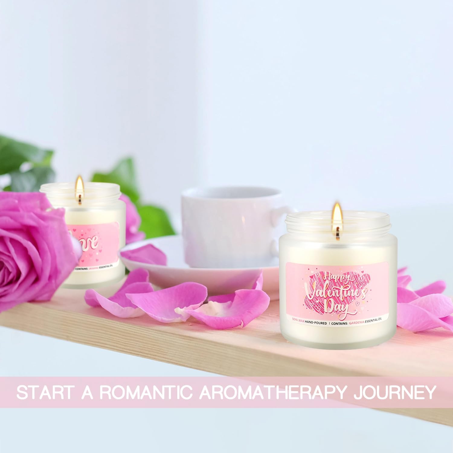 Wfmolcand rosemary-scented candle adds refreshing aroma