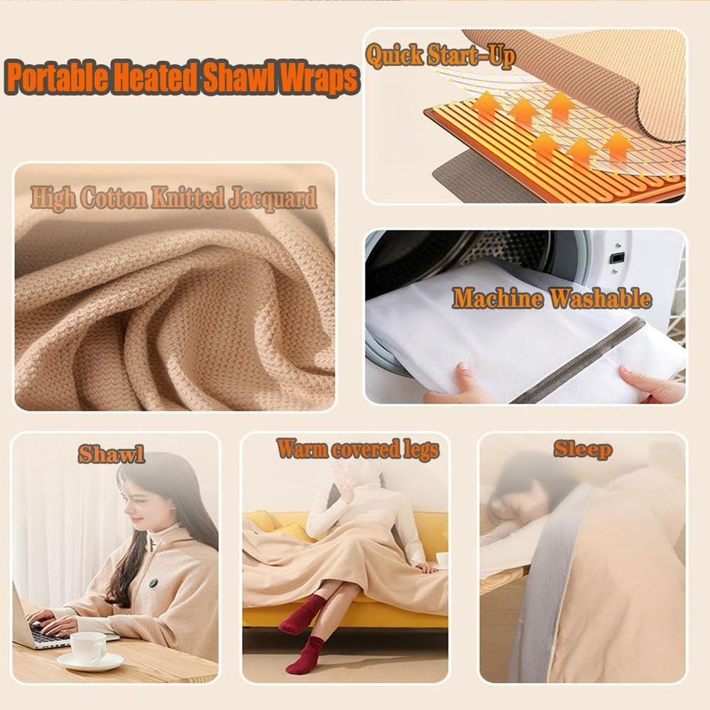 WFOFMO Shawl care label emphasizes easy maintenance