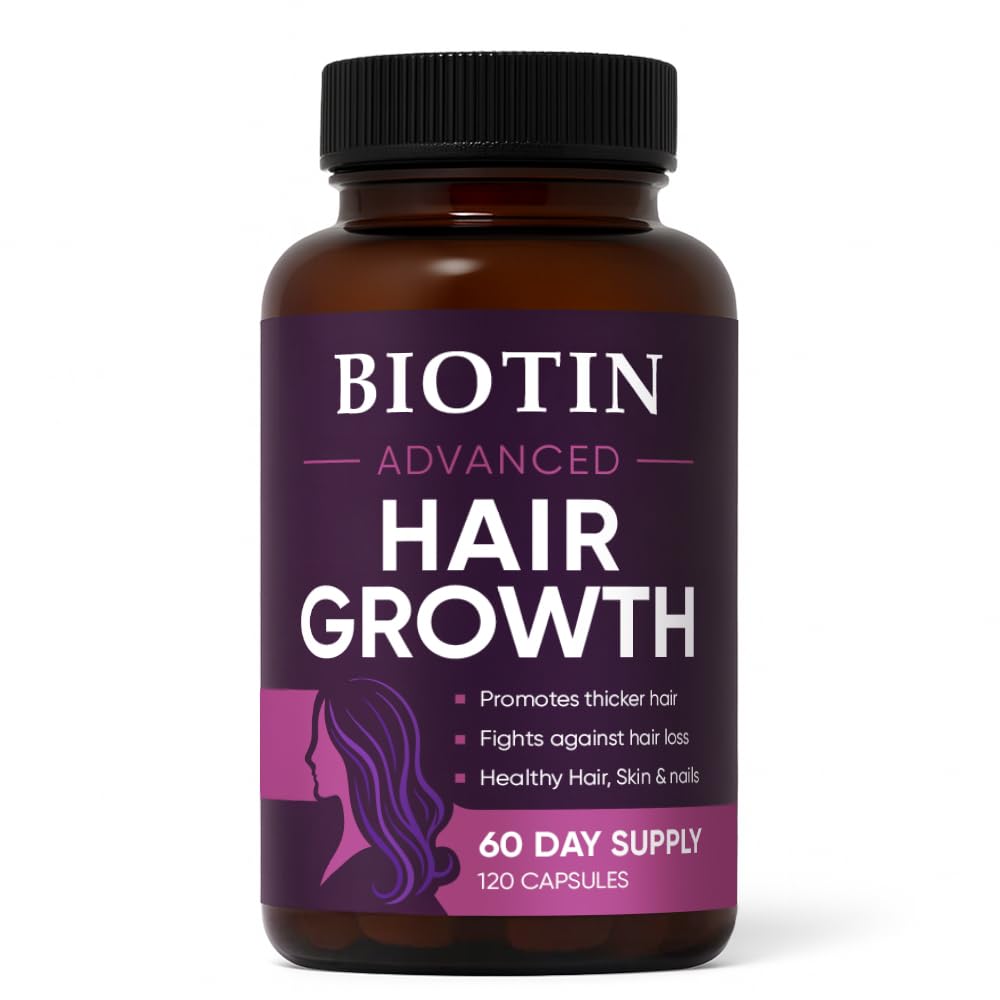 WGYPEU Hair Growth vitamins bottle showing label for healthier hair growth.
