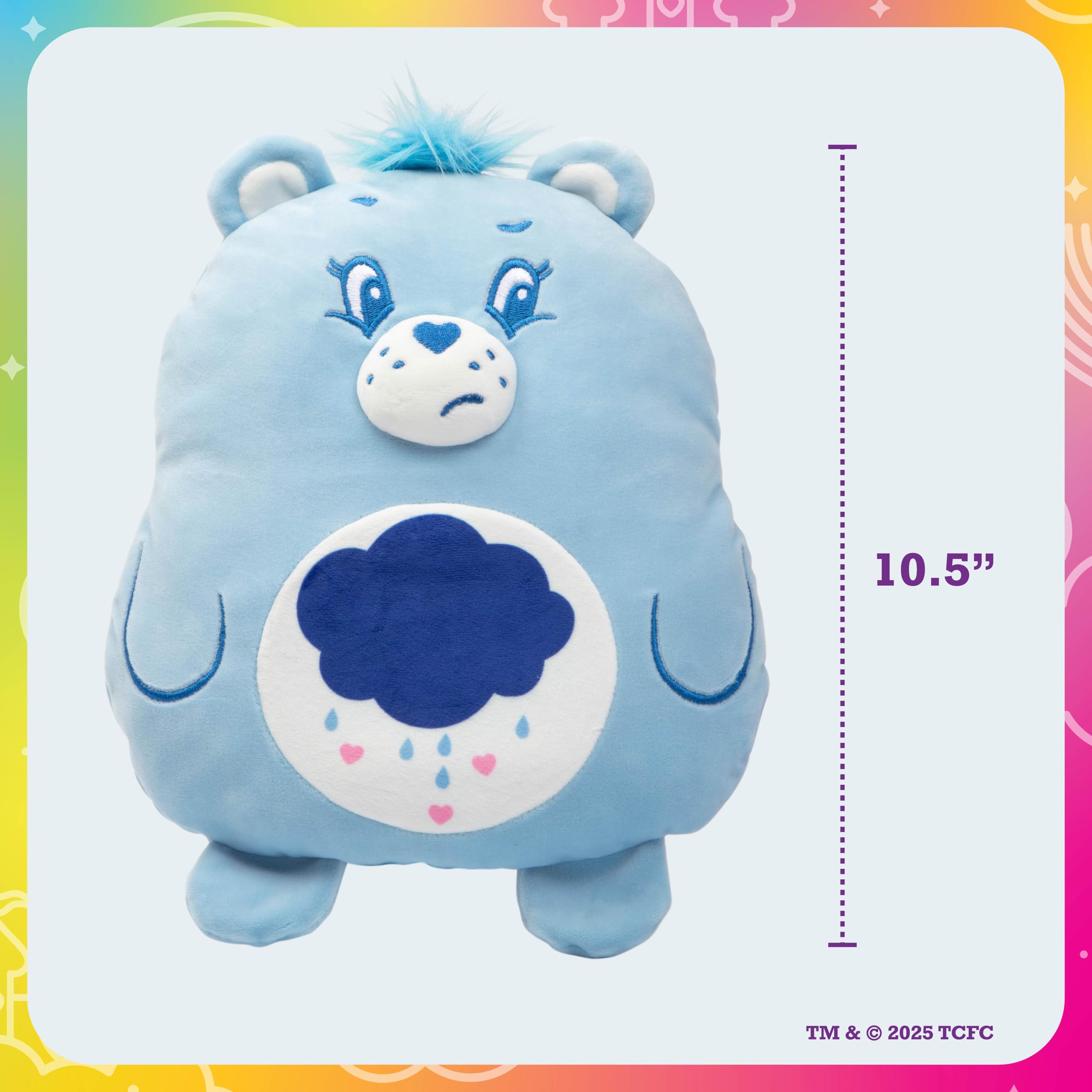 WHAT DO YOU MEME Grumpy Bear doubles as cute dorm room decor.
