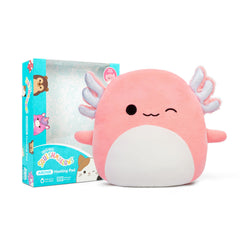 What Do You Meme Archie Axolotl plush closeup highlighting cuddle-friendly texture for cozy moments