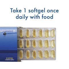 WHC UnoCardio 1000 omega-3 content emphasizes EPA and DHA per softgel.
