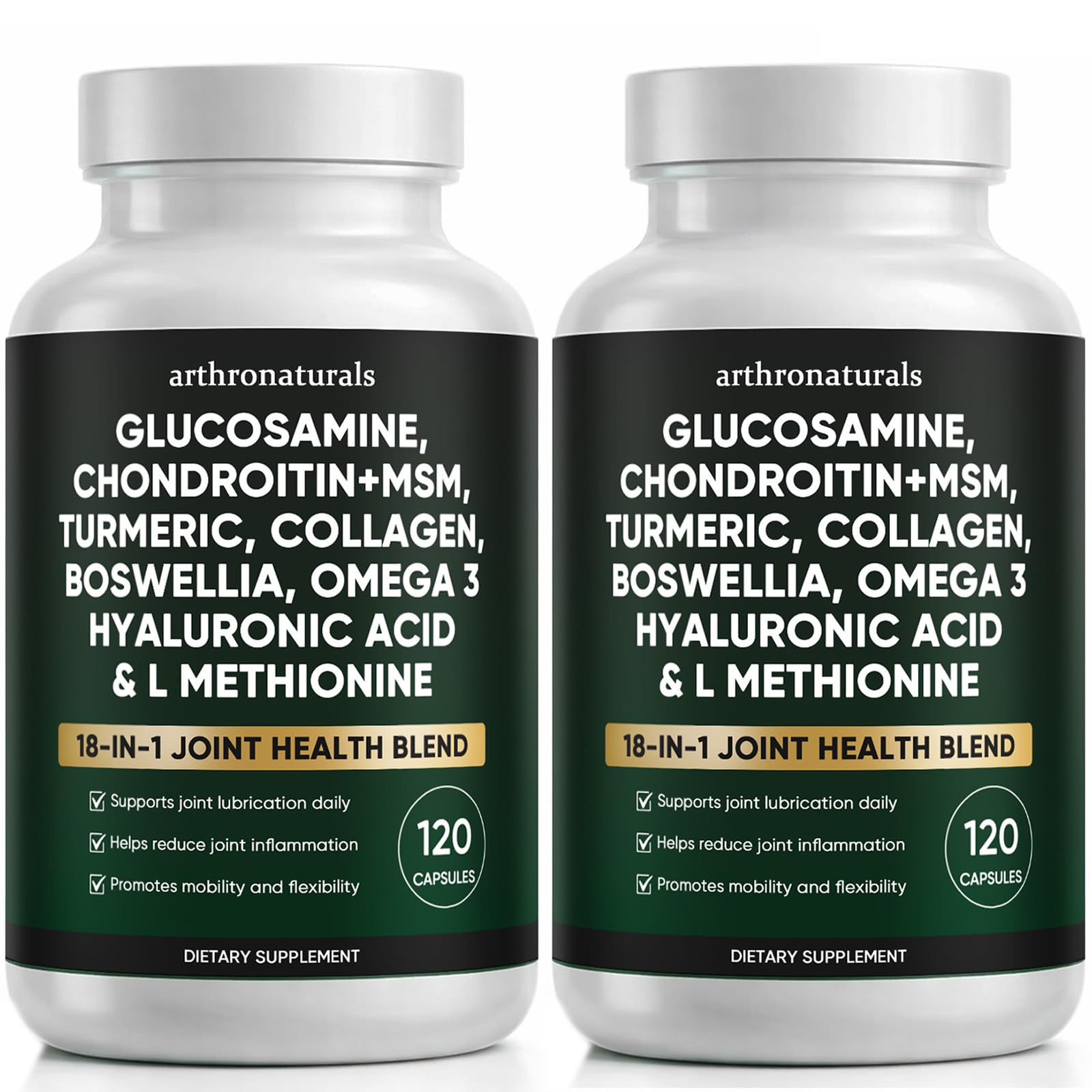 WHDEOW Arthronaturals bottle with clean daily joint support label