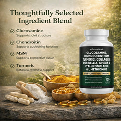 WHDEOW Arthronaturals clean formula label highlights transparency