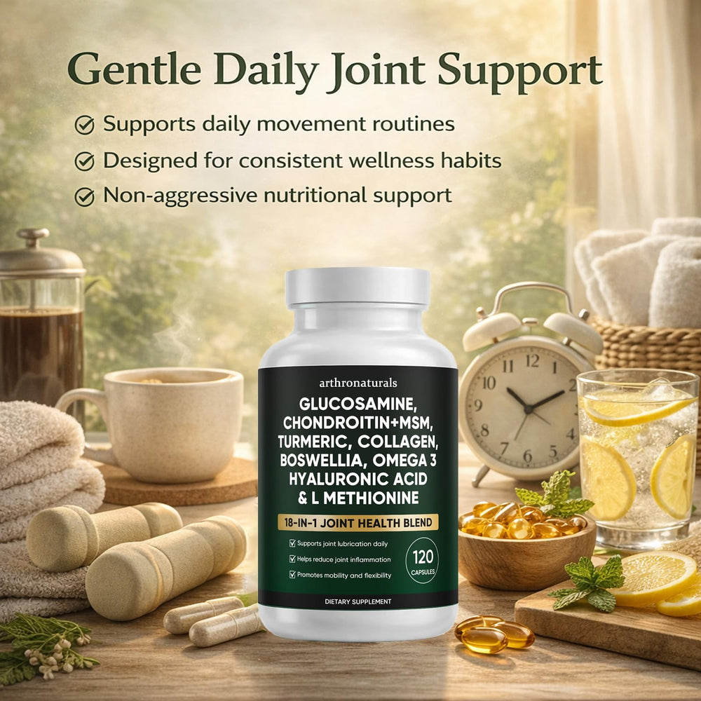 WHDEOW Arthronaturals glucosamine chondroitin MSM turmeric blend