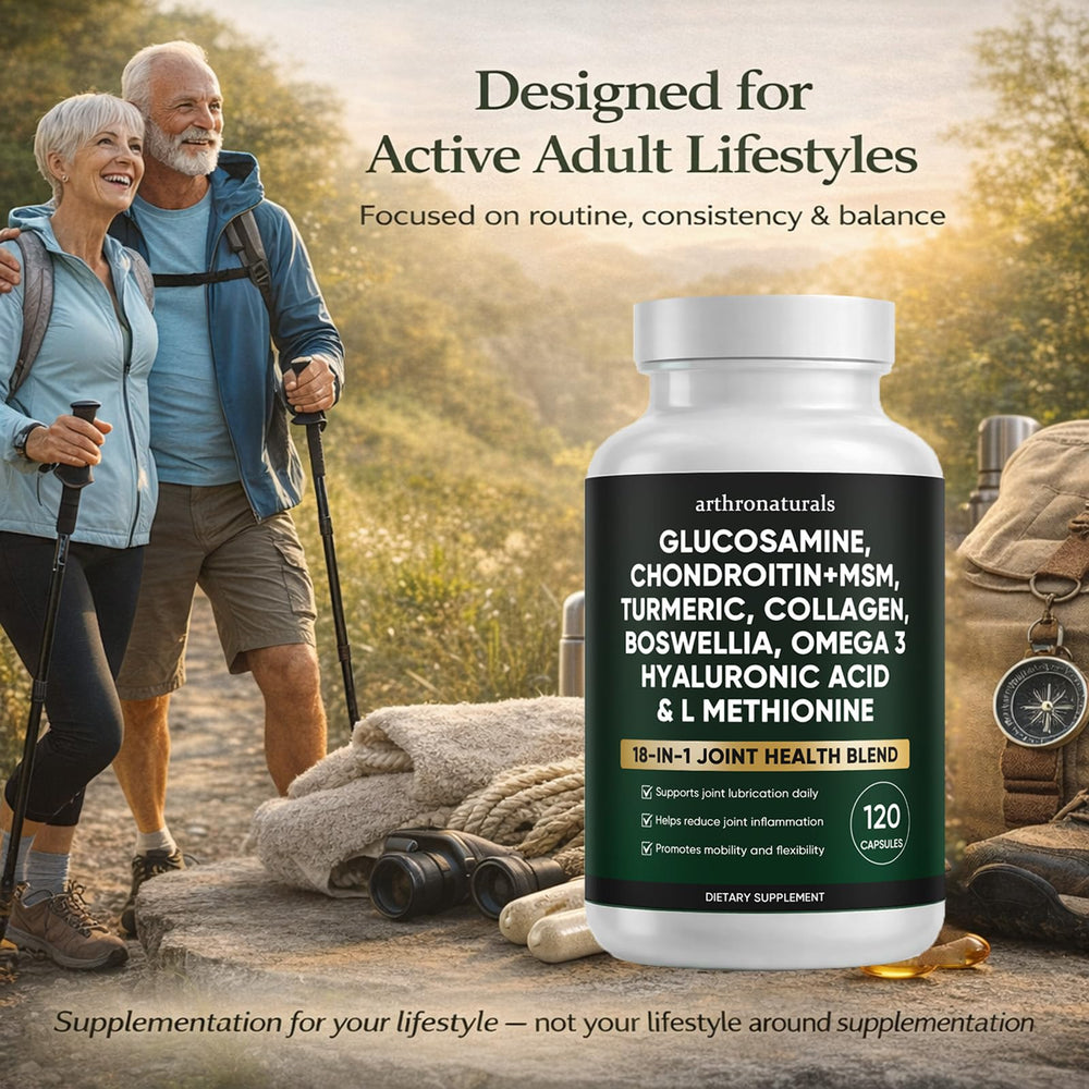 WHDEOW Arthronaturals ingredients feature turmeric among botanicals
