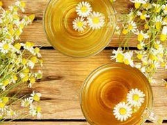 Freshness preserved by biweekly restock for White Label Chamomile powder.