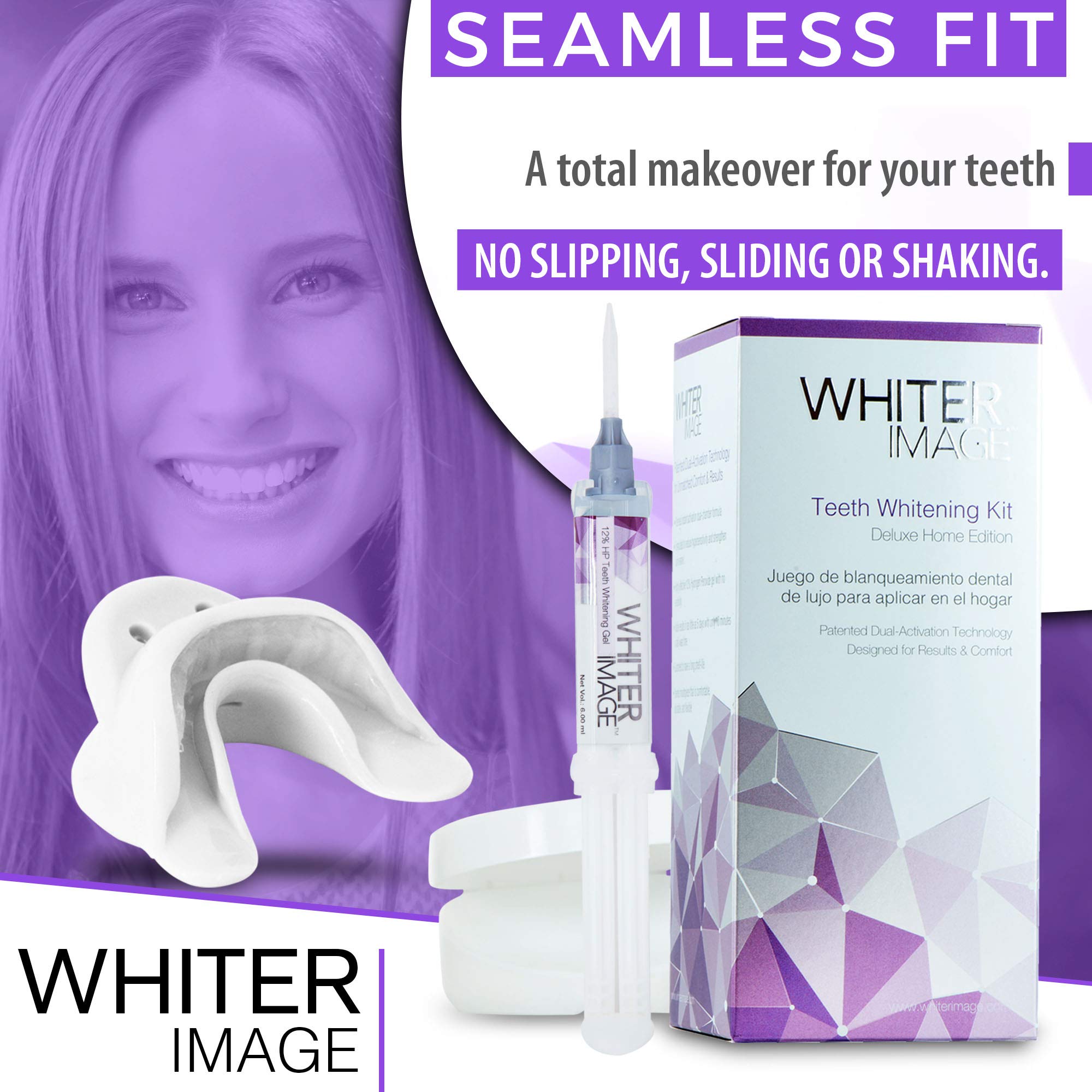 Whiter Image Deluxe plaque-bacteria-dissolve feature helps reduce buildup.