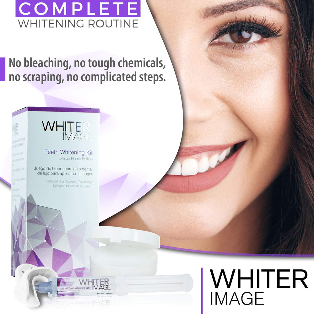 Whiter Image Deluxe Whitening Gel provides effective stain removal with comfortable wear.