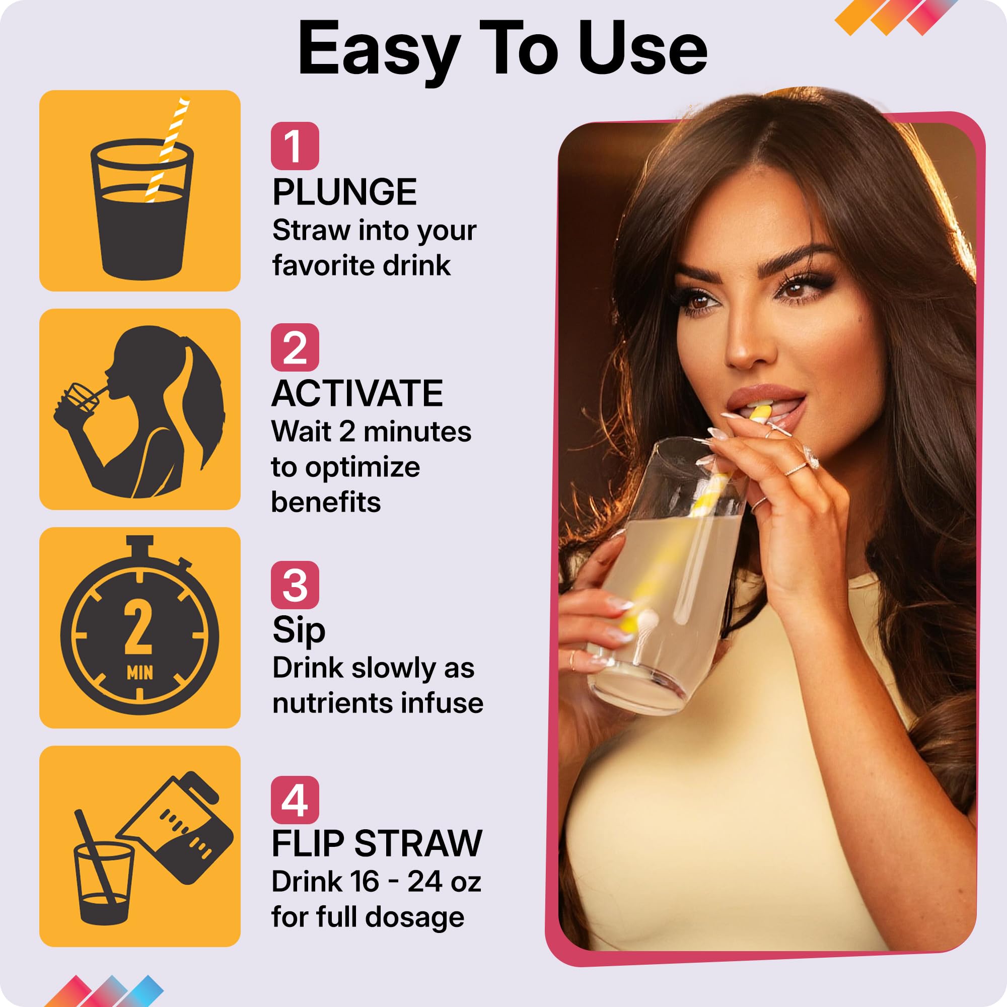 Whitney Johns Gut Straws probiotic Bacillus coagulans closeup features microbiome support