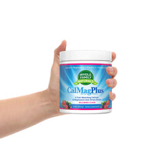 Whole Family Naturals CalMag Plus in a family kitchen, supporting daily routines.