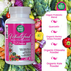 Whole Nature female health visual hints prenatal-like nutrient support.