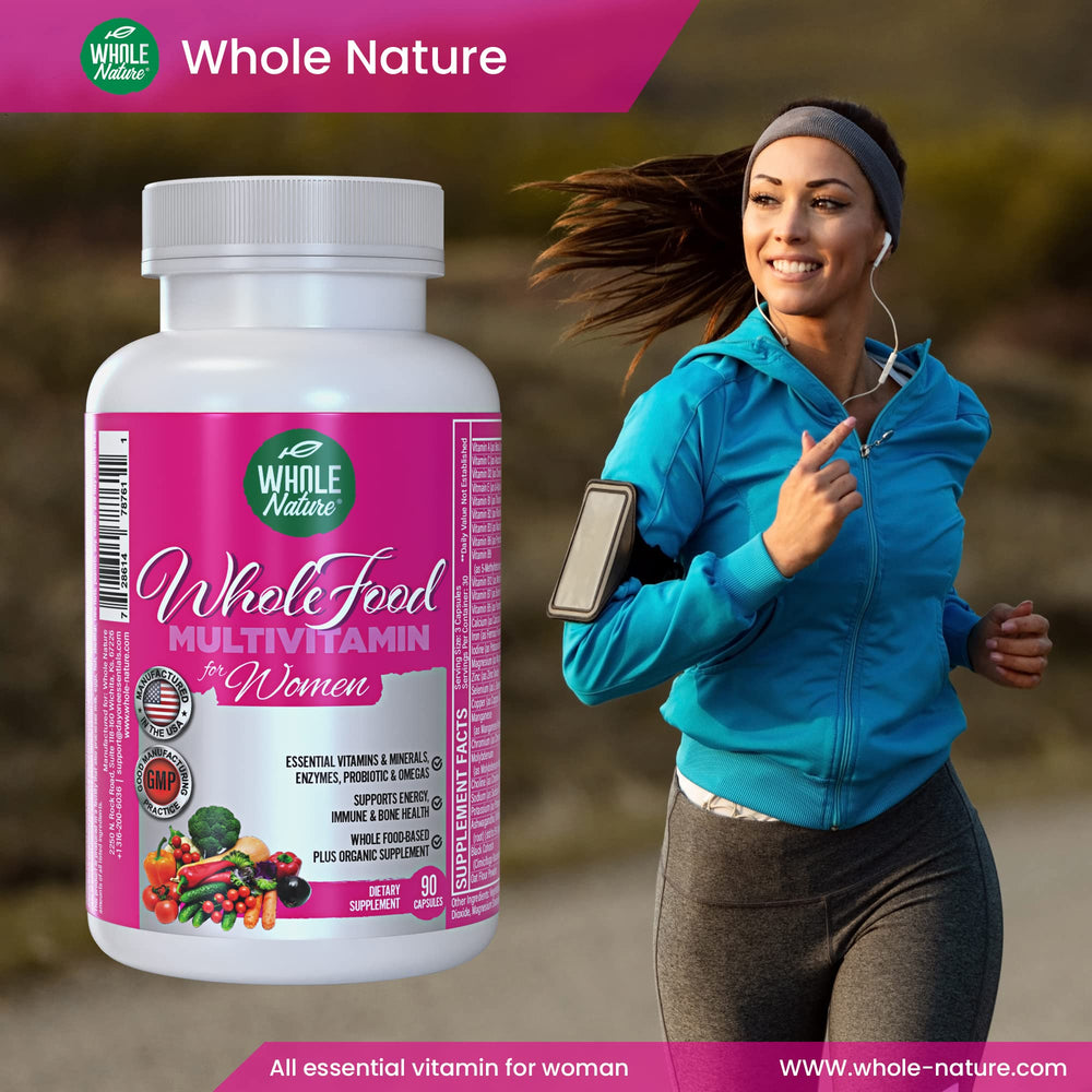 Whole Nature vegan non-GMO badge underscores plant-based, ethical formulation.
