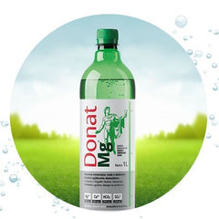 Wholefood Earth Donat Mg water bottle pour with bubbles and refreshment