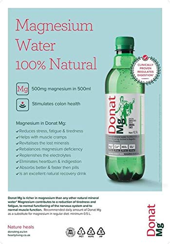 Wholefood Earth Donat Mg water recyclable bottle emphasizes sustainability