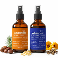 Wholenest Rash and Cold Recovery Kit bottle front for on-the-go relief