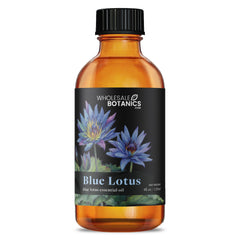 Wholesale Botanics Blue Lotus Essential Oil diffuser-ready bottle for calming candle and soap projects.