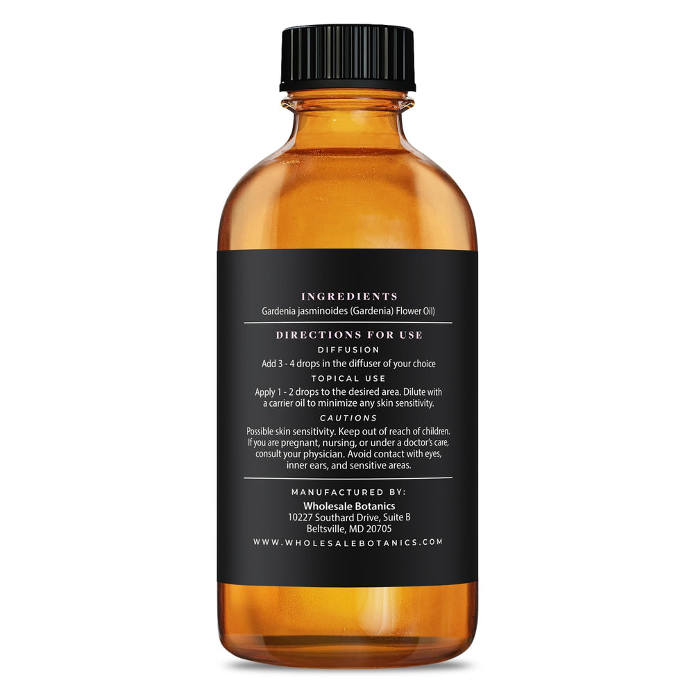 Wholesale Botanics Gardenia Essential Oil diffuser scene for calming aromatherapy.