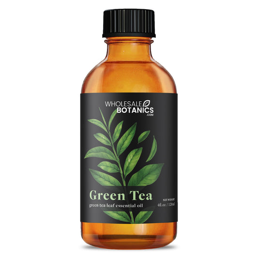 Wholesale Botanics Green Tea Essential Oil in a diffuser promoting a tranquil space