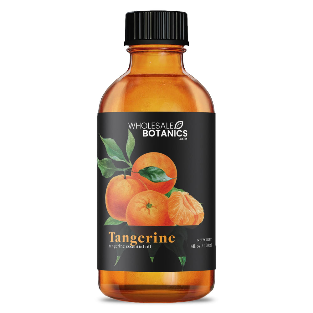 Tangerine essential oil drops from Wholesale Botanics for diffusers and fragrances
