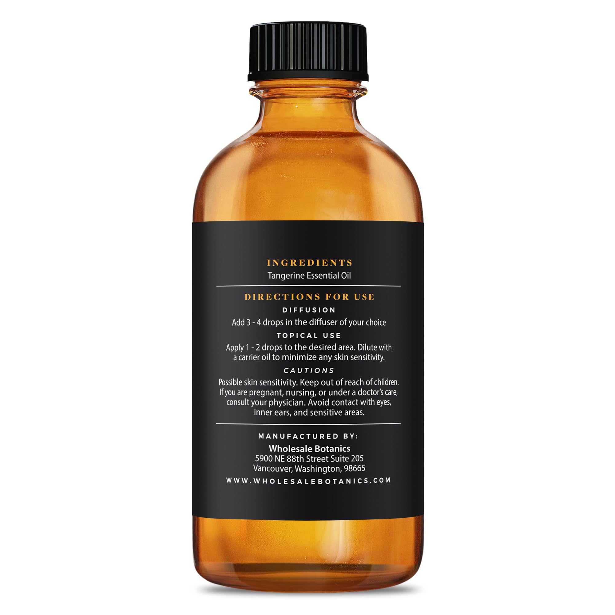 Wholesale Botanics Tangerine Essential Oil diffuser scene highlighting bright citrus aroma.