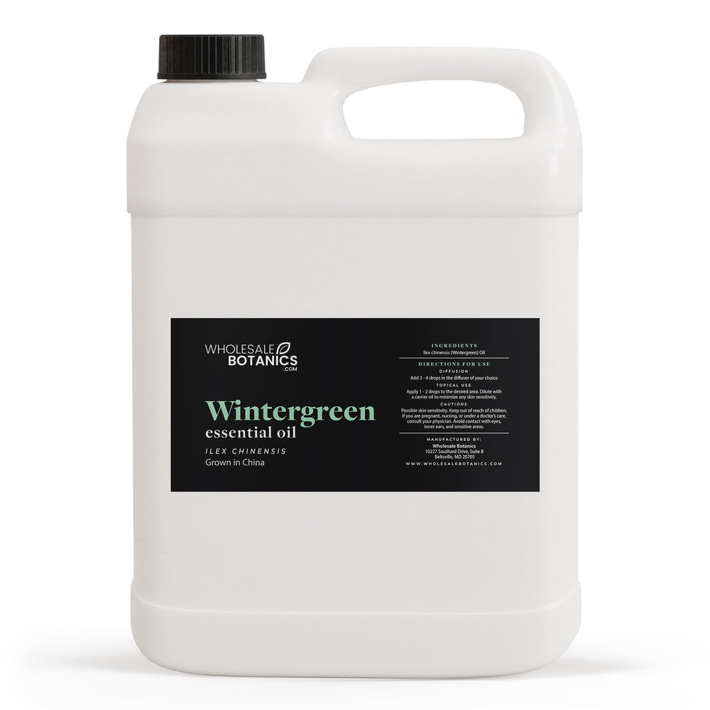 Wholesale Botanics Wintergreen essential oil 128-oz packaging ready for bulk use