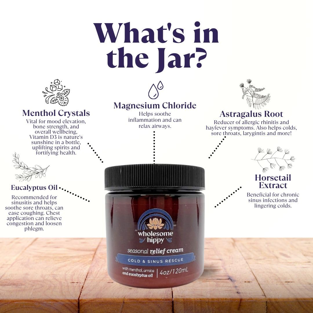 Wholesome Hippy balm aroma closeup highlights peppermint and spearmint notes.