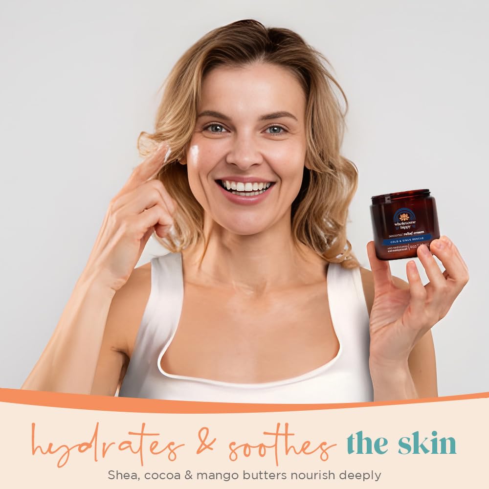 Wholesome Hippy balm botanicals label emphasizes Arnica and Echinacea benefits.