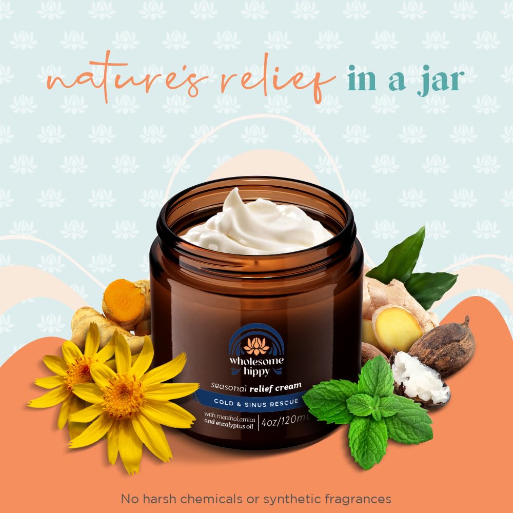 Wholesome Hippy balm nose-use demonstrates quick refreshment and cooling sensation.