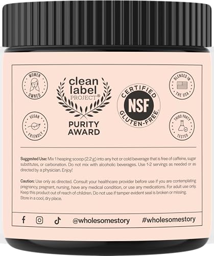 Wholesome Story Myo-Inositol & D-Chiro Inositol Powder for Women – Hormonal Balance, 40:1 Ratio, 180 Servings