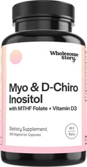 Wholesome Story Myo-Inositol bottle 360-count for hormonal balance support