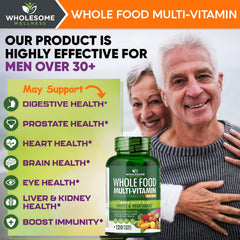 Wholesome Wellness vegan-friendly multivitamin suitable for plant-based diets